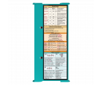 WhiteCoat Clipboard® Trifold - Teal Critical Care Edition